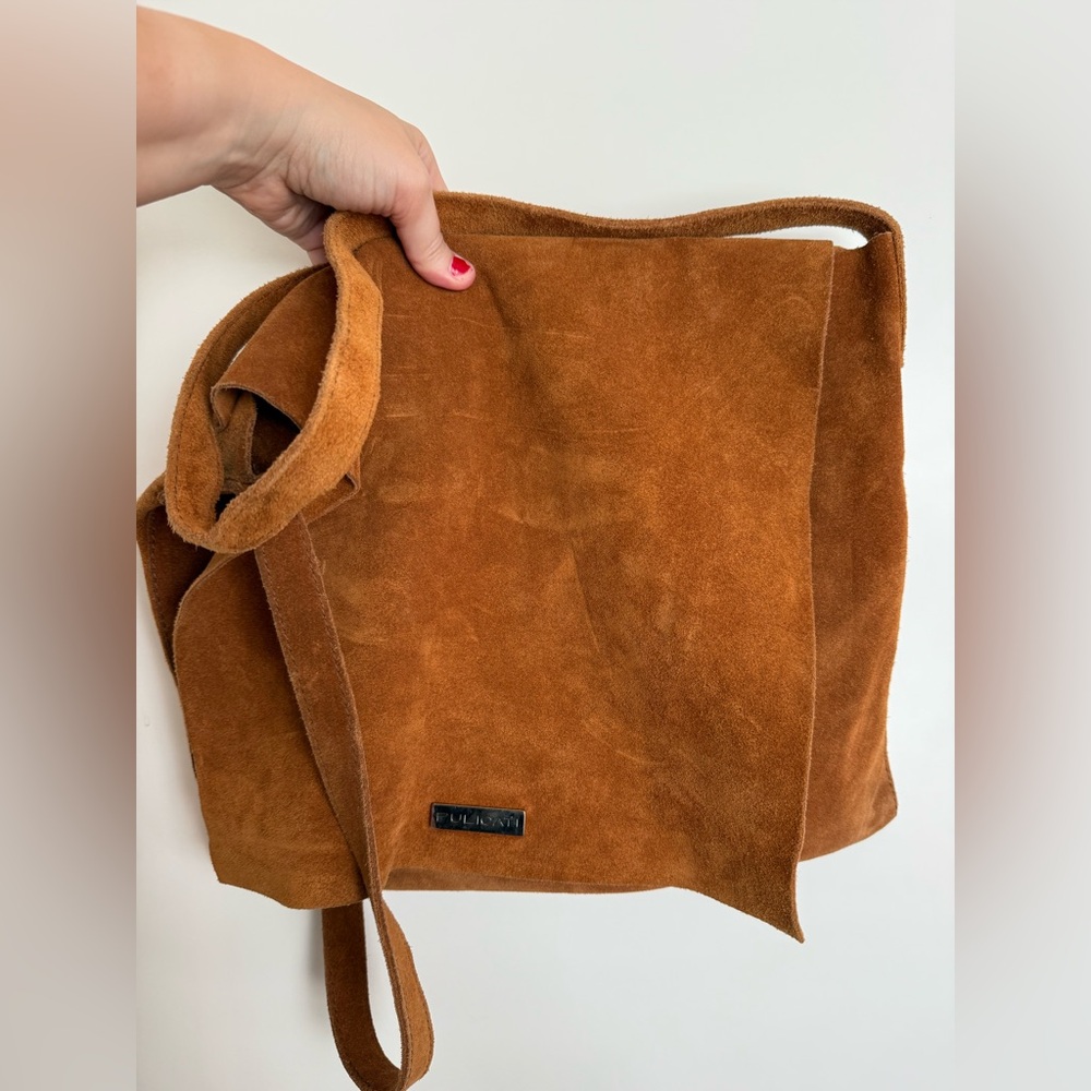 Pulicati Tan Crossbody Bag